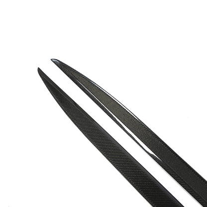 BMW G22 / G23 4-Series M-Sport - MP Style Wet Carbon Fiber Side Skirts
