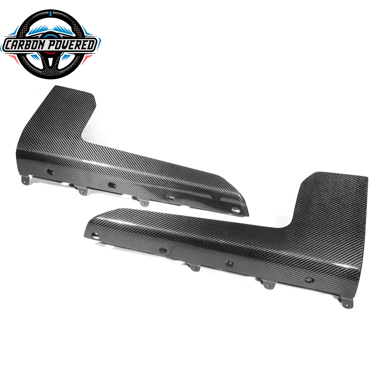 MP Style Carbon Fiber Side Skirt Winglets -- For BMW G87 M2