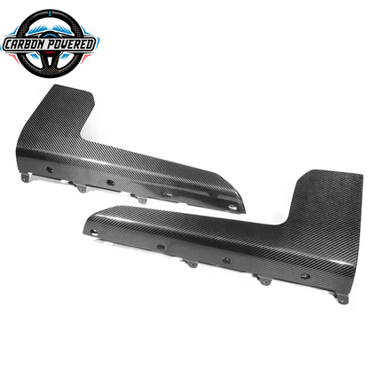 MP Style Carbon Fiber Side Skirt Winglets -- For BMW G87 M2