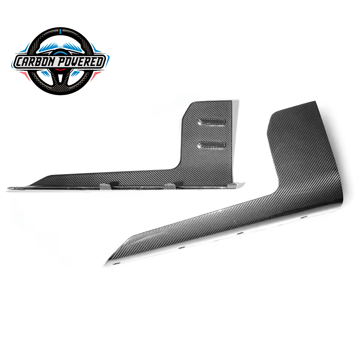 MP Style Carbon Fiber Side Skirt Winglets -- For BMW G87 M2