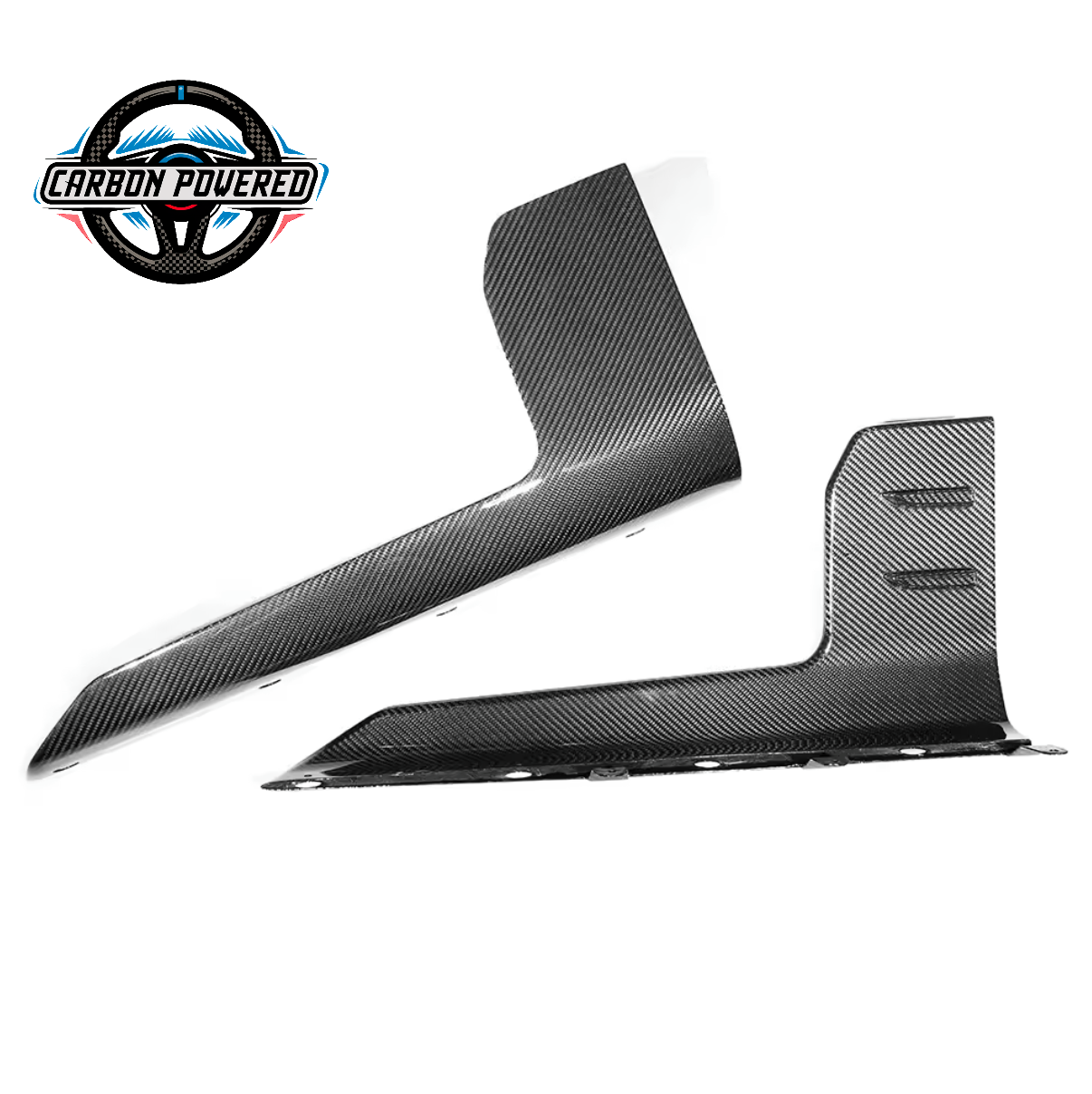 MP Style Carbon Fiber Side Skirt Winglets -- For BMW G87 M2