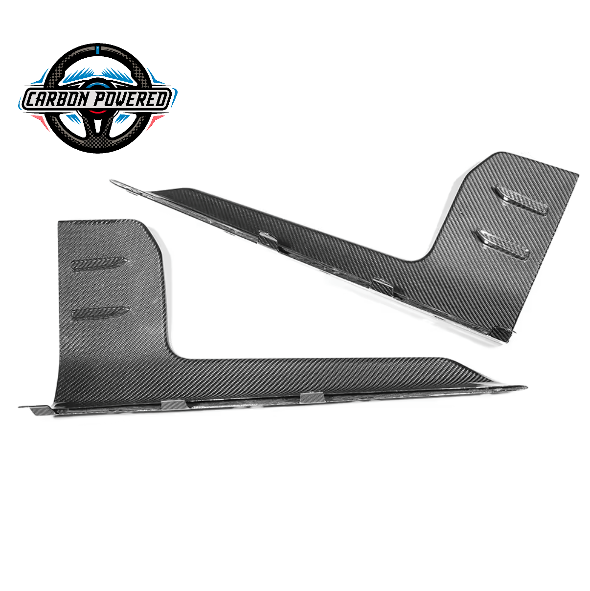 MP Style Carbon Fiber Side Skirt Winglets -- For BMW G87 M2