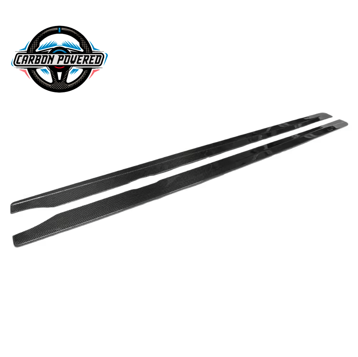 R44 Style Carbon Fiber Side Skirt -- For BMW G87 M2
