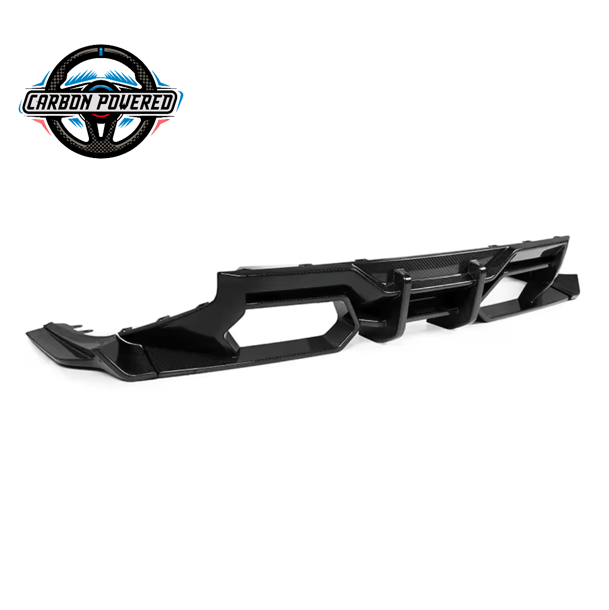 SQ Style Carbon Fiber Rear Diffuser -- For BMW G87 M2