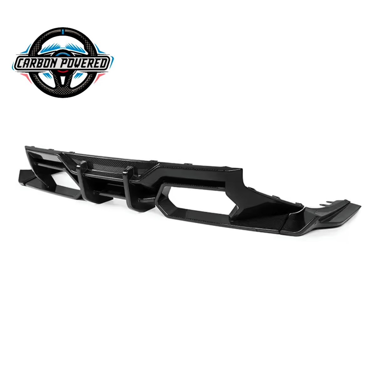 SQ Style Carbon Fiber Rear Diffuser -- For BMW G87 M2