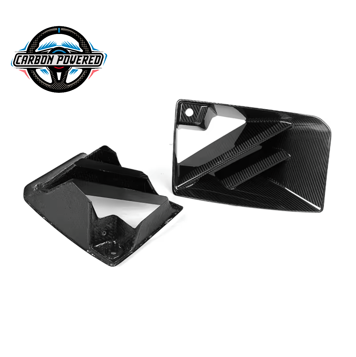 SQ Style Carbon Fiber Front Air Ducts -- For BMW G87 M2