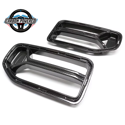 CSL Style Carbon Fiber Front Grilles -- For BMW G87 M2