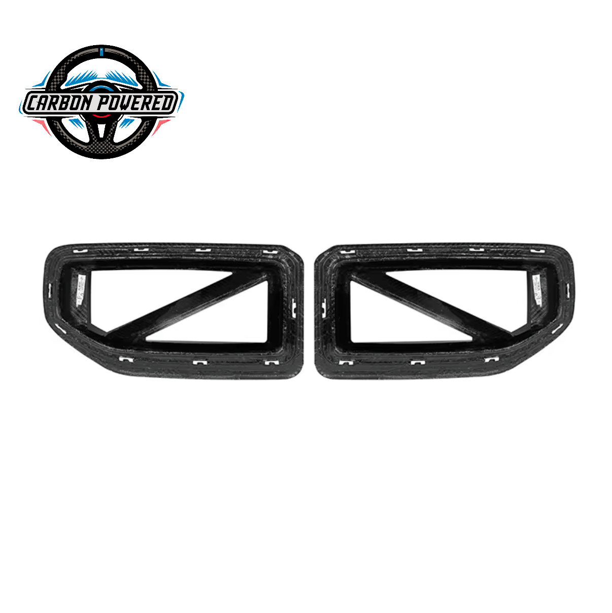 SQ Style Carbon Fiber Front Grilles -- For BMW G87 M2