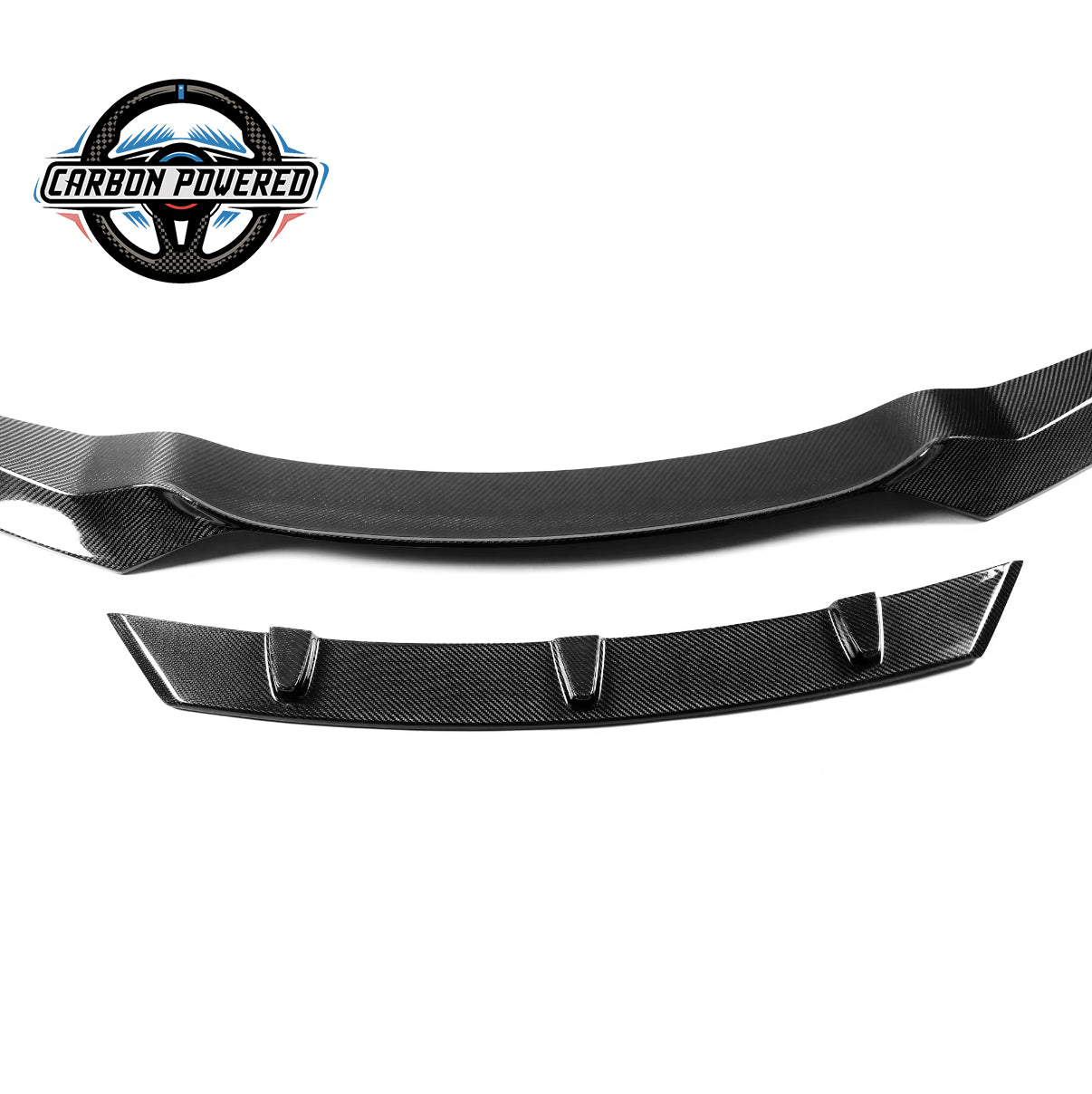 V Style Carbon Fiber Front Lip -- For BMW F87 M2 Competition