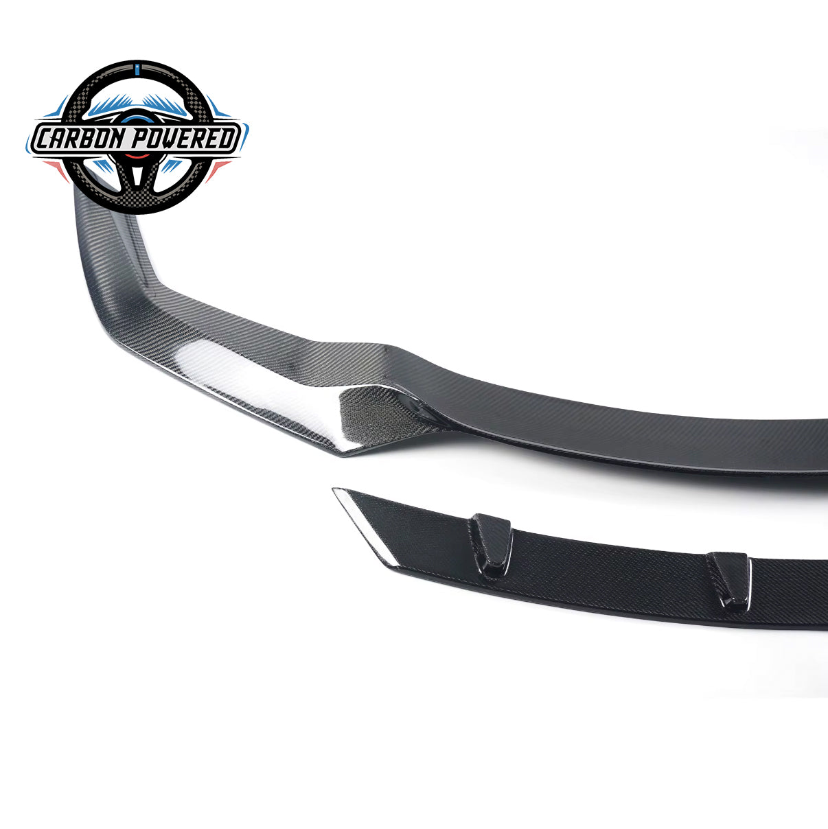 V Style Carbon Fiber Front Lip -- For BMW F87 M2 Competition