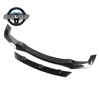 V Style Carbon Fiber Front Lip -- For BMW F87 M2 Competition