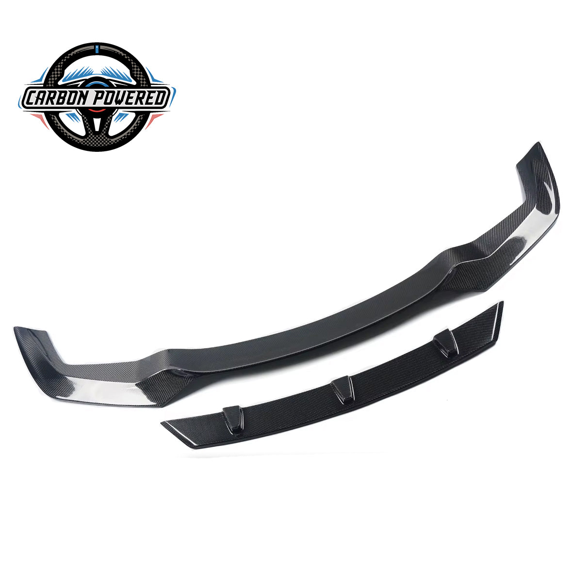 V Style Carbon Fiber Front Lip -- For BMW F87 M2 Competition