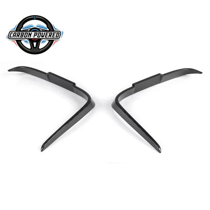 SQ Style Carbon Fiber Front Canards -- For BMW F87 M2