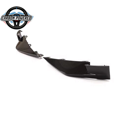 MP Style Carbon Fiber Front Splitters -- For BMW F87 M2 & M2 Competition