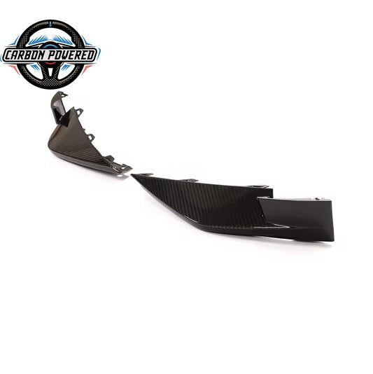 MP Style Carbon Fiber Front Splitters -- For BMW F87 M2 & M2 Competition