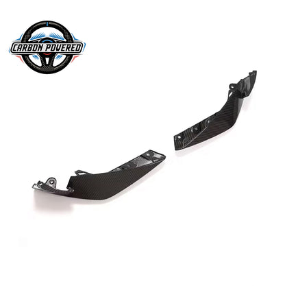 MP Style Carbon Fiber Front Splitters -- For BMW F87 M2 & M2 Competition