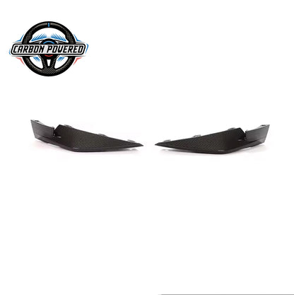 MP Style Carbon Fiber Front Splitters -- For BMW F87 M2 & M2 Competition