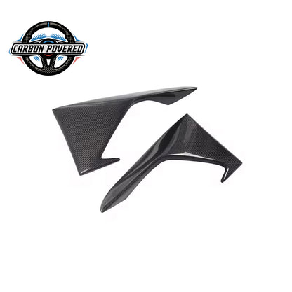 Carbon Fiber Front Upper Splitters -- For BMW F87 M2