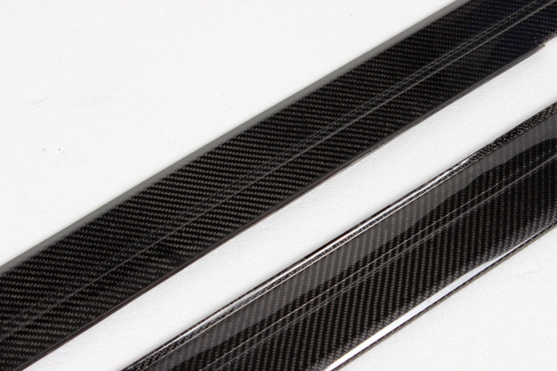 BMW 3-Series F30 - MP Style Wet Carbon Fiber Side Skirts
