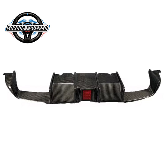 LED Style Carbon Fiber Rear Diffuser -- For BMW F87 M2 & M2 Competition