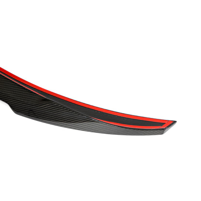 BMW 3-Series F30 / M3 F80 - M4 Style Dry Carbon Fiber Rear Trunk Spoiler