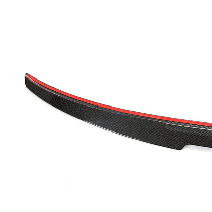 BMW G26 4-Series / i4 - M4 Style Wet Carbon Fiber Rear Trunk Spoiler