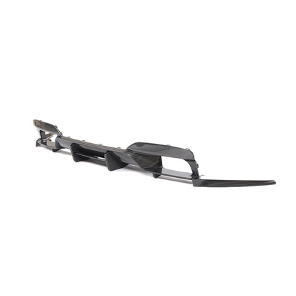 BMW 6-Series Base / BMW M6 - AK Style Wet Carbon Fiber Rear Diffuser