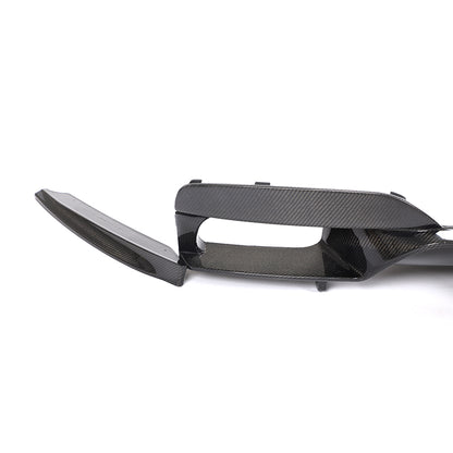 BMW 6-Series Base / BMW M6 - AK Style Wet Carbon Fiber Rear Diffuser