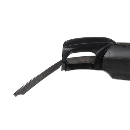 BMW 6-Series Base / BMW M6 - AK Style Wet Carbon Fiber Rear Diffuser