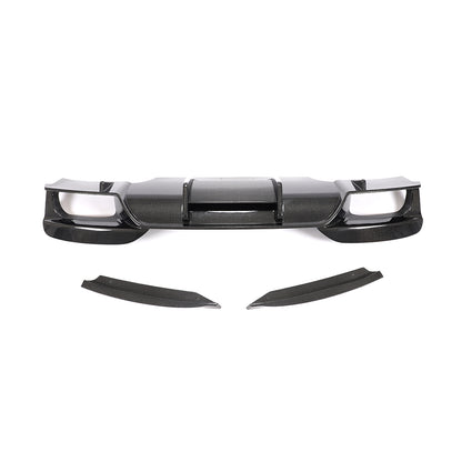 BMW 6-Series Base / BMW M6 - AK Style Wet Carbon Fiber Rear Diffuser