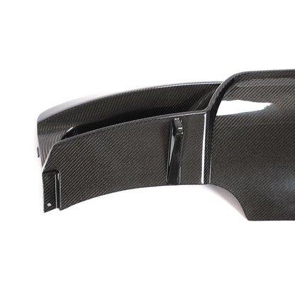 BMW 6-Series Base / BMW M6 - AK Style Wet Carbon Fiber Rear Diffuser