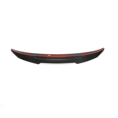 BMW G26 4-Series / i4 - PSM Style Wet Carbon Fiber Rear Trunk Spoiler
