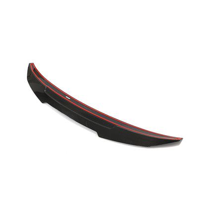 BMW G26 4-Series / i4 - PSM Style Wet Carbon Fiber Rear Trunk Spoiler
