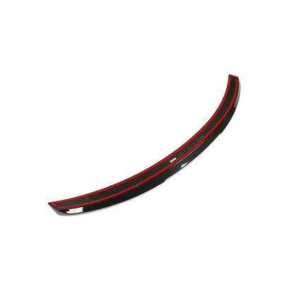 BMW G26 4-Series / i4 - 3D Style Wet Carbon Fiber Rear Trunk Spoiler