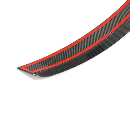 BMW G26 4-Series / i4 - 3D Style Wet Carbon Fiber Rear Trunk Spoiler
