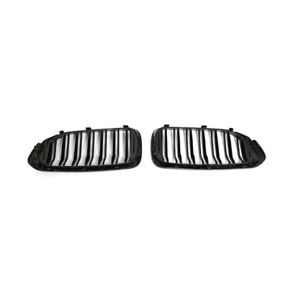 BMW G30 5-Series / BMW F90 M5 - Dual Slat Style Wet Carbon Fiber + ABS Grill