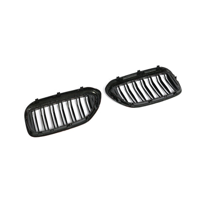BMW G30 5-Series / BMW F90 M5 - Dual Slat Style Wet Carbon Fiber + ABS Grill