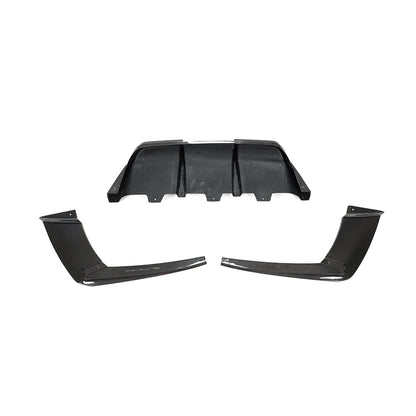 BMW 6-Series Base / BMW M6 - V-Style Wet Carbon Fiber Rear Diffuser