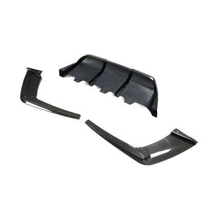 BMW 6-Series Base / BMW M6 - V-Style Wet Carbon Fiber Rear Diffuser