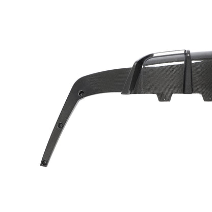 BMW 6-Series Base / BMW M6 - V-Style Wet Carbon Fiber Rear Diffuser
