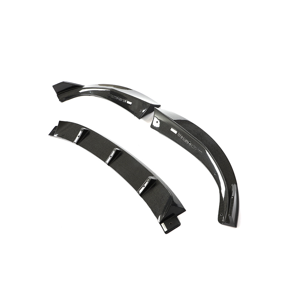 BMW G26 4-Series / i4 - 3D Style Wet Carbon Fiber Front Lip