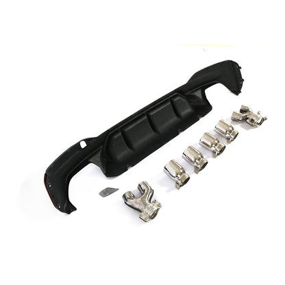 BMW G30 5-Series / BMW F90 M5 - P Style Wet Carbon Fiber Rear Diffuser