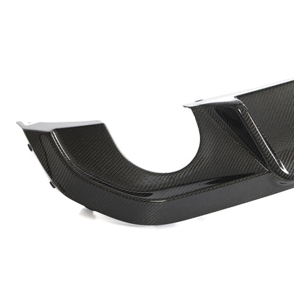 BMW G26 4-Series M-Sport - Wet Carbon Fiber Rear Diffuser V2