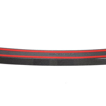 BMW 6-Series M-Sport / BMW M6 - Roof Spoiler Style Wet Carbon Fiber Rear Trunk Spoiler