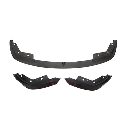 BMW G20 3 Series - Single Side Wet Carbon Fiber Front Lip Design Two