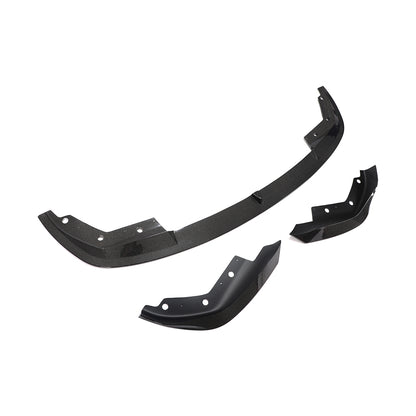 BMW G20 3 Series - Single Side Wet Carbon Fiber Front Lip Design Two