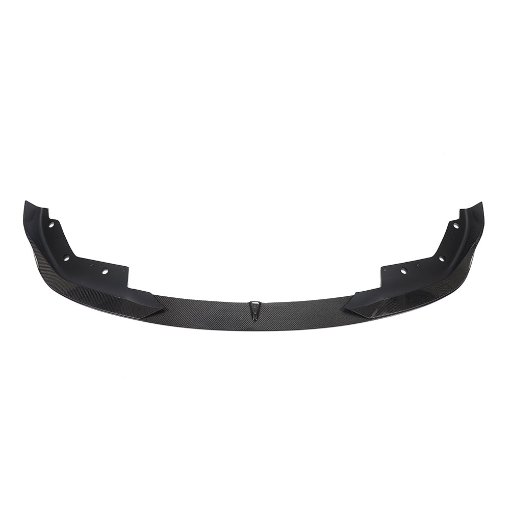 BMW G20 3 Series - Single Side Wet Carbon Fiber Front Lip Design Two