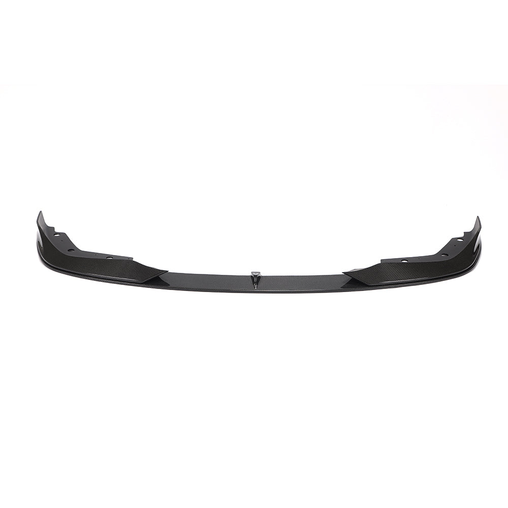 BMW G20 3 Series - Single Side Wet Carbon Fiber Front Lip Design Two