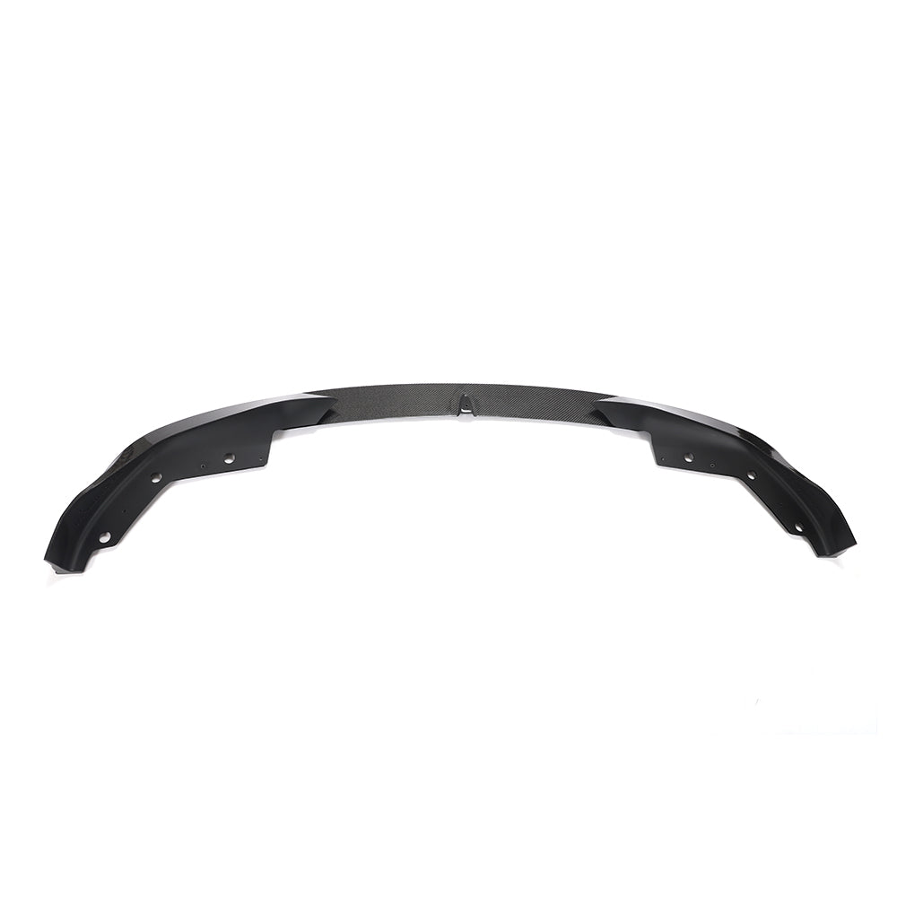 BMW G20 3 Series - Single Side Wet Carbon Fiber Front Lip Design Two