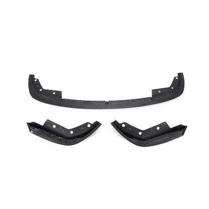 BMW G20 3 Series - Single Side Wet Carbon Fiber Front Lip Design Two